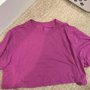 All yours cropped tee